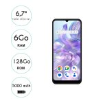 Smartphone smart pro 4g 128go noir logicom