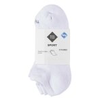 Socquettes fille blanc t27 / 30 tex sportwear - le lots de 3 paires de socquettes
