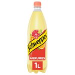 Soda aux agrumes schweppes - la bouteille de 1l Soda aux agrumes schweppes - la bouteille de 1l