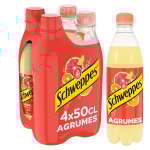 Soda aux agrumes schweppes - le pack de 4 bouteilles de 50cl Soda aux agrumes schweppes - le pack de 4 bouteilles de 50cl