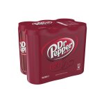 Soda au cola dr pepper - le pack de 6 canettes de 33cl