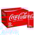 Soda au cola got original coca - cola - le pack de 12 canettes de 33cl