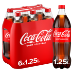 Soda au cola got original coca - cola - le pack de 6 bouteilles de 1, 25l