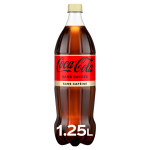 Soda au cola sans caf�ine et sans sucres coca - cola - la bouteille d'1, 25l