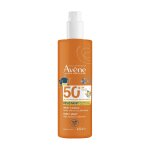 Crme solaire enfant peau sensible trs haute protection spf 50 + rsistant  l'eau eau thermale avene ...