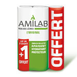 Baume  lvres apaise nourrit et rparateur lvres abmes et gerces l'original amilab - les 3 sticks ...