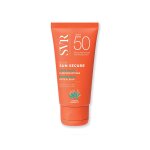Crme solaire crme mousse flouteur optique visage tous types de peaux spf 50 + sun secure blur laboratoire ...