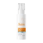 Crme solaire visage anti - imperfections peau sensible spf 50 eau thermale avene - le flacon de 40ml ...