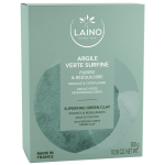 Soin du visage argile vert surfine - purifie & rquilibre laino - la boite de 300g