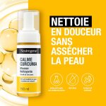 Soins visage calme curcuma mousse nettoyante extrait de curcuma neutrogena - le flacon de 150ml Soins visage calme curcuma mousse nettoyante extrait de curcuma neutrogena - le flacon de 150ml