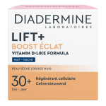 Soins visage lift + booster eclat vitamin d - like formula peaux sche pour nuit diadermine - le flacon ...