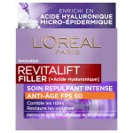 Soin visage repulpant intense anti - ge fps 50 revitalift filler l'oreal paris - le pot de 50ml