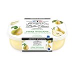Sorbet plein fruit  la poire williams la manufacture des belles glaces - le bac de 487, 5g