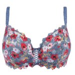 Soutien - gorge femme bleu 90d arum mosaïc sans complexe Soutien - gorge femme bleu 90d arum mosaïc sans complexe