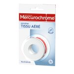 Sparadrap tissu ar mercurochrome - la bobine de 5 m