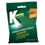 Anti - moustiques spirale résistantes k vegetal - le sachet de 10 spirales Anti - moustiques spirale résistantes k vegetal - le sachet de 10 spirales
