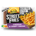 Street fries fromage & oignons croustillants mccain - la barquette de 300g