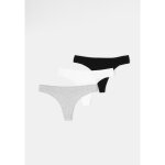 String femme gris / blanc / noir t46 / 48 tex - le lot de 3 strings