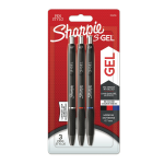 Stylo  bille 07mm gel pointe moyenne x3 sharpie - le lot de 3 stylos bille lot de