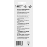 Stylo  bille 4 couleurs shine x2 bic - le lot de 2 stylos