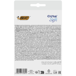 Stylo bille cristal soft 1, 2mm assortis bic - le lot de 10 stylos