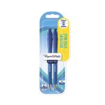 Stylo  bille flexgrip bleu x2 paper mate - le lot de 2 stylos bille