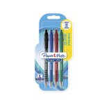 Stylo  bille flexgrip ultra - x4 papermate - le lot de 4 stylos
