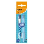Stylo bille tortue de mer 4 colours smooth 1, 0mm assortis bic - le lot de 2 stylos