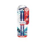 Stylo effaable bleu x2 paper mate - le lot de 2 stylos
