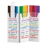 Stylo feutre pen 68 avec etui - le lot de 18 stabilo - le lot de 18 stylos feutres