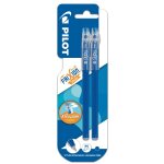 Stylo frixion ball stick bleu x2 pilot - le lot de 2 stylos