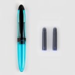 Stylo plume bleu + 2 cartouches carrefour - le mini stylo plume + 2 cartouches
