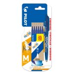 Stylo roller bleu + 6 recharges pilot - le lot Stylo roller bleu + 6 recharges pilot - le lot