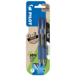 Stylo roller encre en gel bleu x2 pilot - le lot de 2 rollers