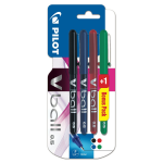 Stylo roller fin vball 05 + 1 pack vert pilot - le lot de 4 stylos