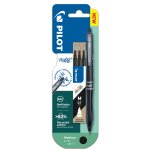 Stylo roller frixion ball plus one piece noir + 3 recharges pilot - le stylo + 3 recharges
