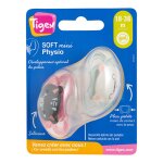 Sucettes physiologique silicone 18  36 mois tigex - le lot de 2 sucettes