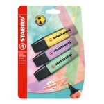 Surligneur assorti pastel boss original x3 stabilo - le lot de 3 surligneurs