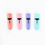 Surligneur coloris assortis pastel carrefour - le lot de 4 surligneurs