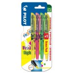 Surligneur effaable frixion light pilot x3 pilot - le lot de 4 surligneurs