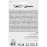 Surligneur fluo - blister de 4 bic - le lot de 4 surligneurs