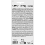 Surligneur avec grip coloris pastel x6 bic - le lot de 6 surligneurs