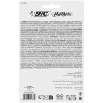 Surligneur pastel - blister de 4 bic - le lot de 4 surligneurs