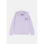 Sweat zipp fille lilas 9 - 10 ans tex