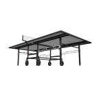 Table de ping pong extérieur en aluminium averc roues noir Table de ping pong extérieur en aluminium averc roues noir