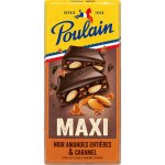 Tablette de chocolat noir maxi amandes et caramel poulain - la tablette de 190g Tablette de chocolat noir maxi amandes et caramel poulain - la tablette de 190g