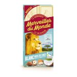 Tablette de chocolat blanc noix de coco noisettes et amandes pilées merveilles - la tablette de 100g Tablette de chocolat blanc noix de coco noisettes et amandes pilées merveilles - la tablette de 100g