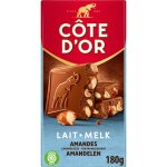 Tablette de chocolat lait amandes caram�lis�es pointe de sel cote d'or - la tablette de 180 g