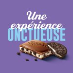Tablette de chocolat lait oreo milka - les 2 tablettes de 100 g