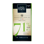 Tablette de chocolat noir 71% bio le petit carre de chocolat - la tablette de 90g